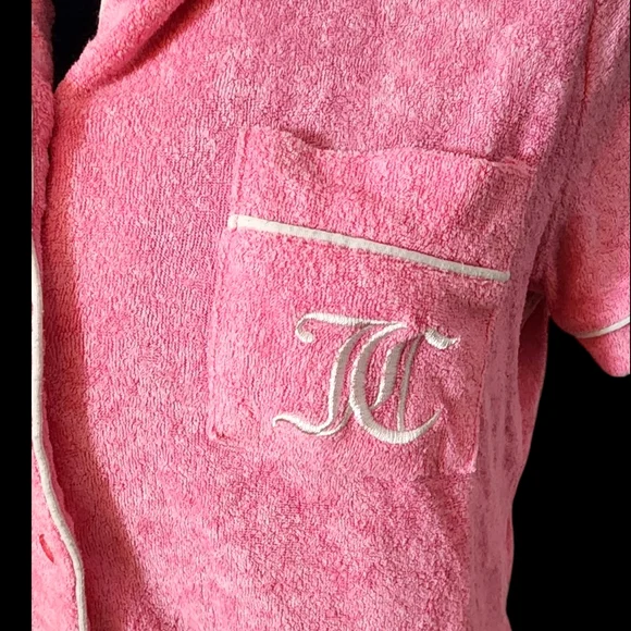 Juicy Couture Pink Terry Cloth PJ SET - Picture 5 of 9